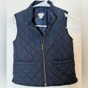 Crewcuts Dark Blue Quilted Vest
